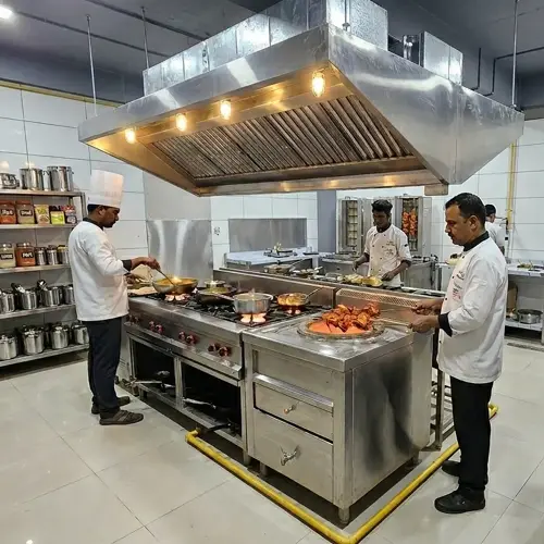 Commercial Kitchen Equipment Setup